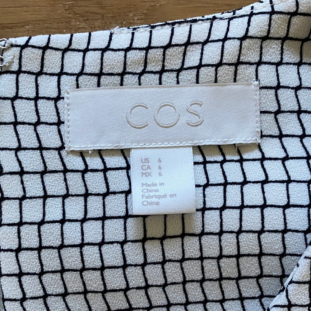COS Black and White Sleeveless Maxi Dress - Picture 7 of 10